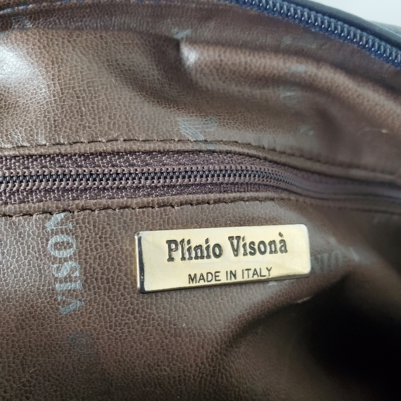 Plinio Visonà Italian made leather purse - Picture 2 of 4